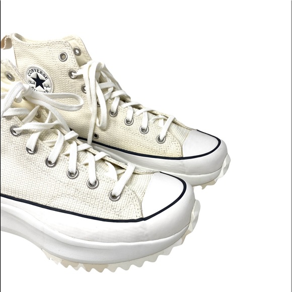 Converse 171089C Run Street Hiker Hight Top Egret Platform Men’s Sneakers Canvas - Picture 3 of 9